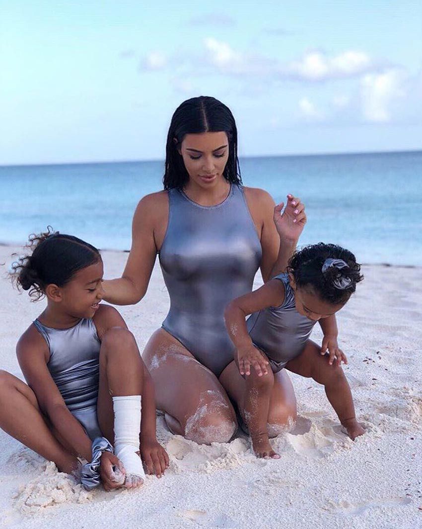 Kim Kardashian family