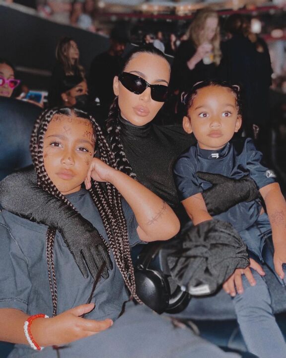 Kim Kardashian Says She's Working on "Saying No" to Her Kids