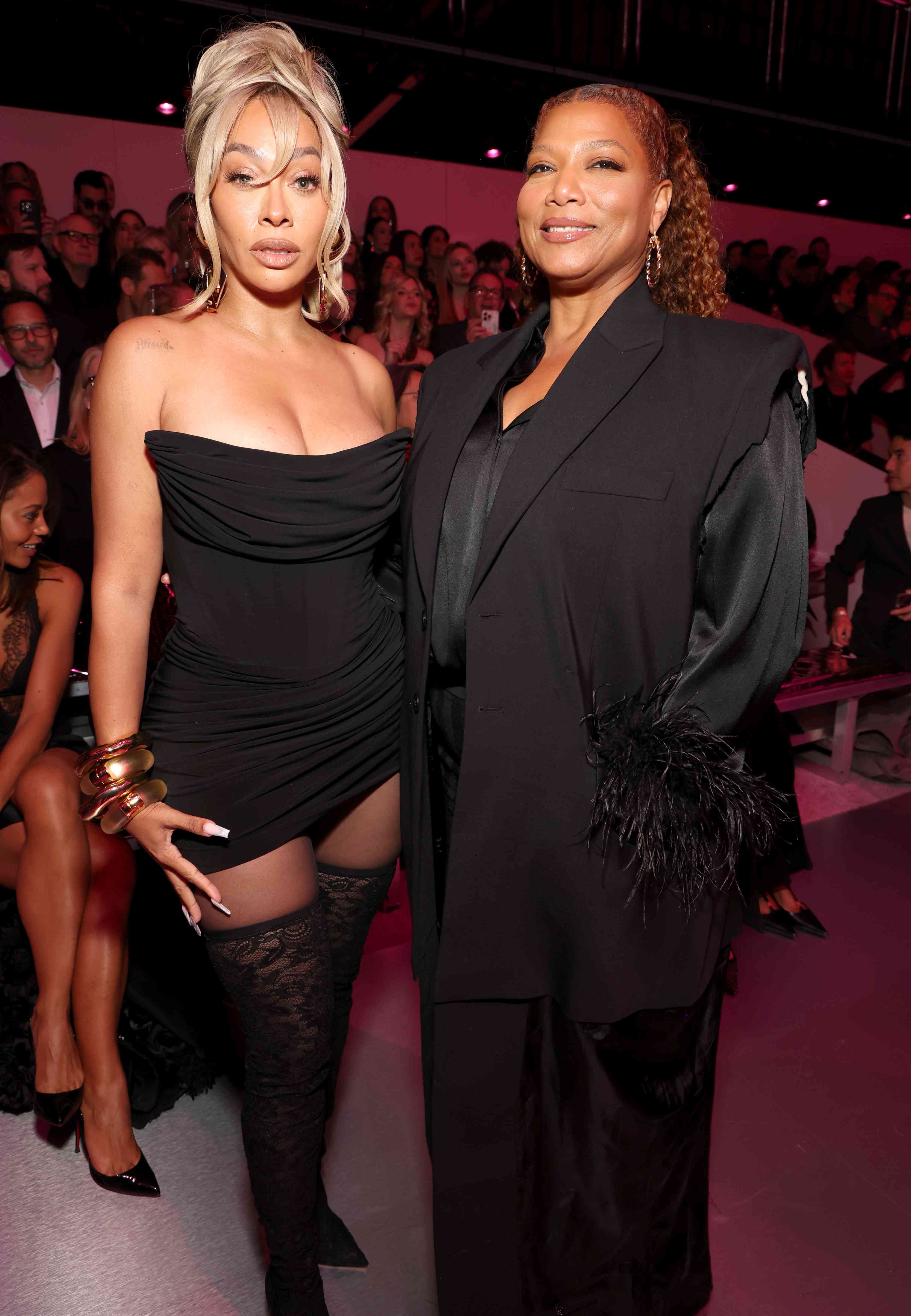 La La Anthony and Queen Latifah Victoria’s secret fashion show New York 10 15 24