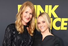 Laura Dern (L) and Reese Witherspoon at Amazon MGM Studios Premiere of