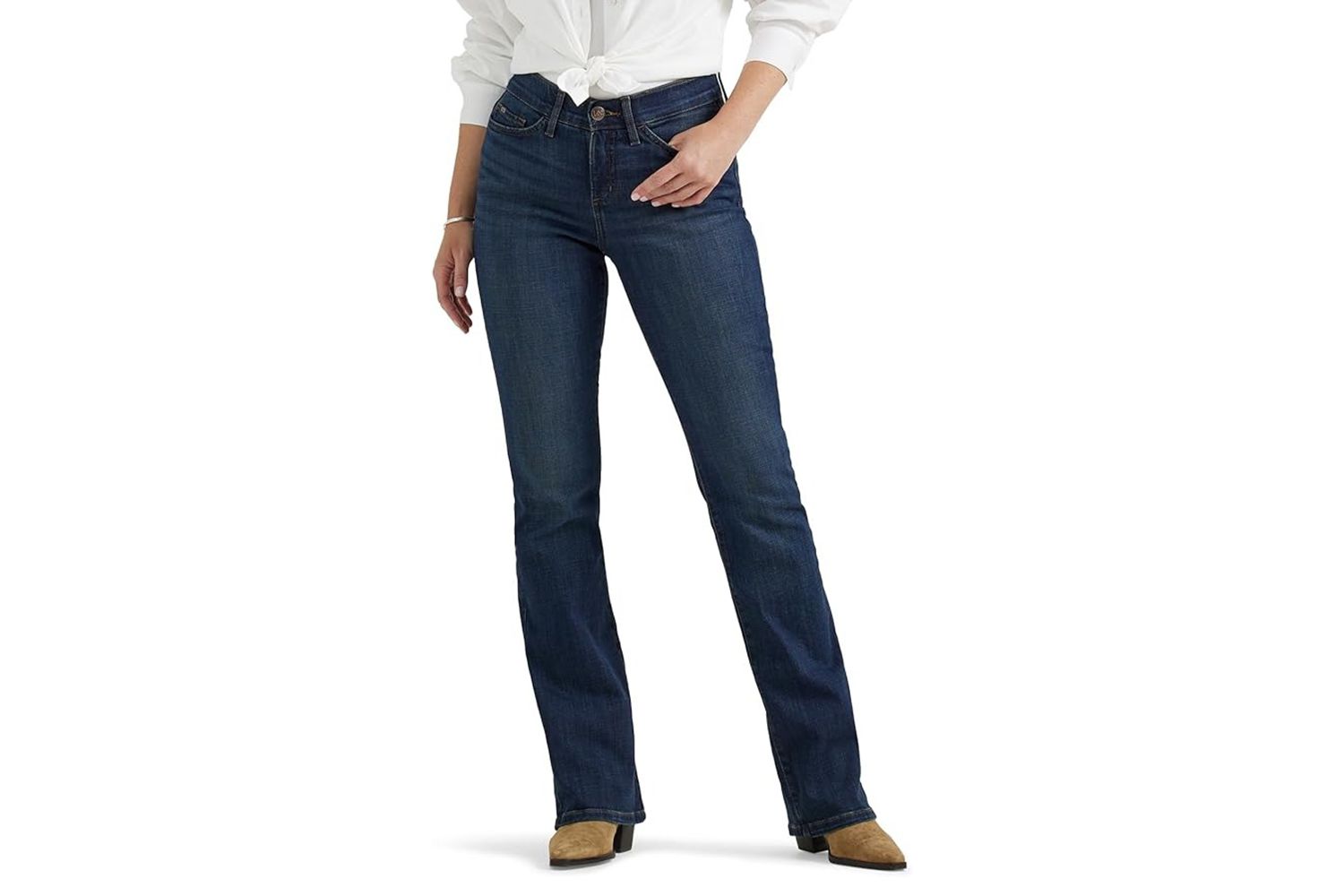 Amazon Lee Women's Ultra Lux Comfort with Flex Motion Bootcut Jean