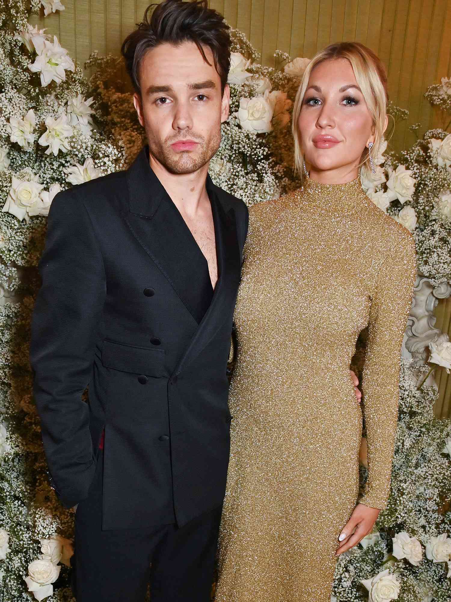 Liam Payne (L) and Kate Cassidy attend the British Vogue And Tiffany & Co. Celebrate Fashion And Film Party 2023