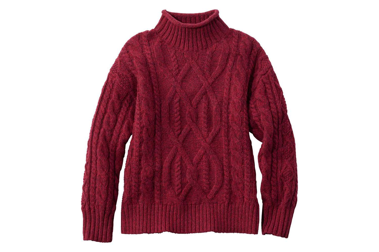 L.L.Bean Women's 1912 Heritage Wool Blend Mockneck Sweater