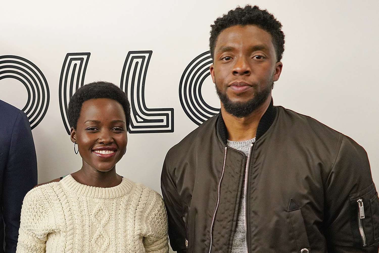  Lupita Nyong'o and Chadwick Boseman