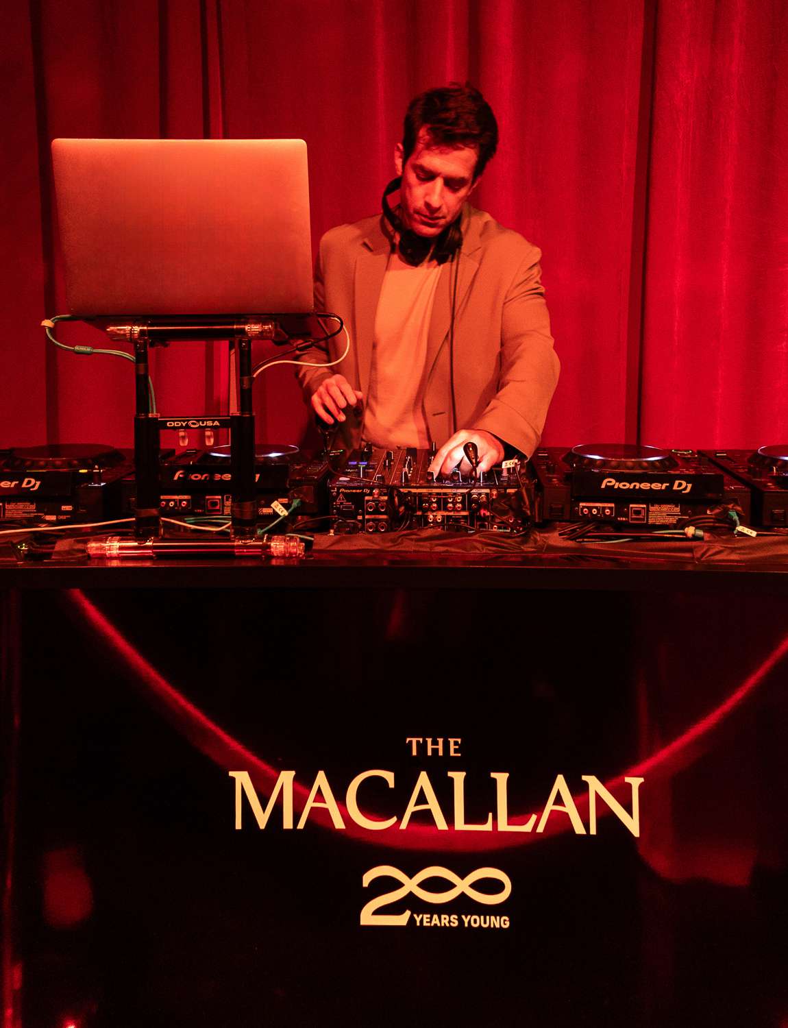 Mark Ronson gives guests a special performance of his greatest hits at the VIP opening of The Macallan TIME : SPACE Experience in New York City on Tuesday, Oct. 8. 