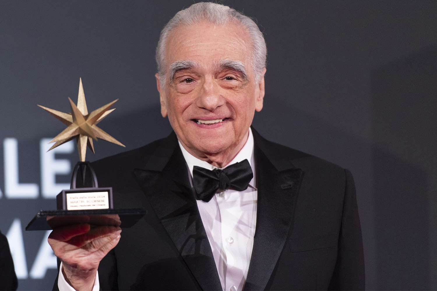 Martin Scorsese receives the Premio Della Mole Award at Museo Del Cinema 