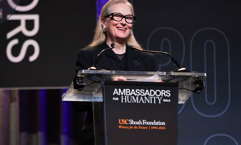 Meryl Streep Supports the USC Shoah Foundation in N.Y.C., Plus Selena Gomez, Zoe Saldaña and More