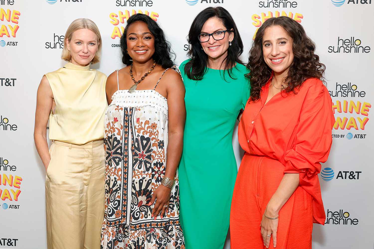 Naomi Watts, Tatyana Ali, Mary Claire Haver and Lauren Makler attend Hello Sunshine's Second Annual Shine Away Experiential Event, Connected by AT&T