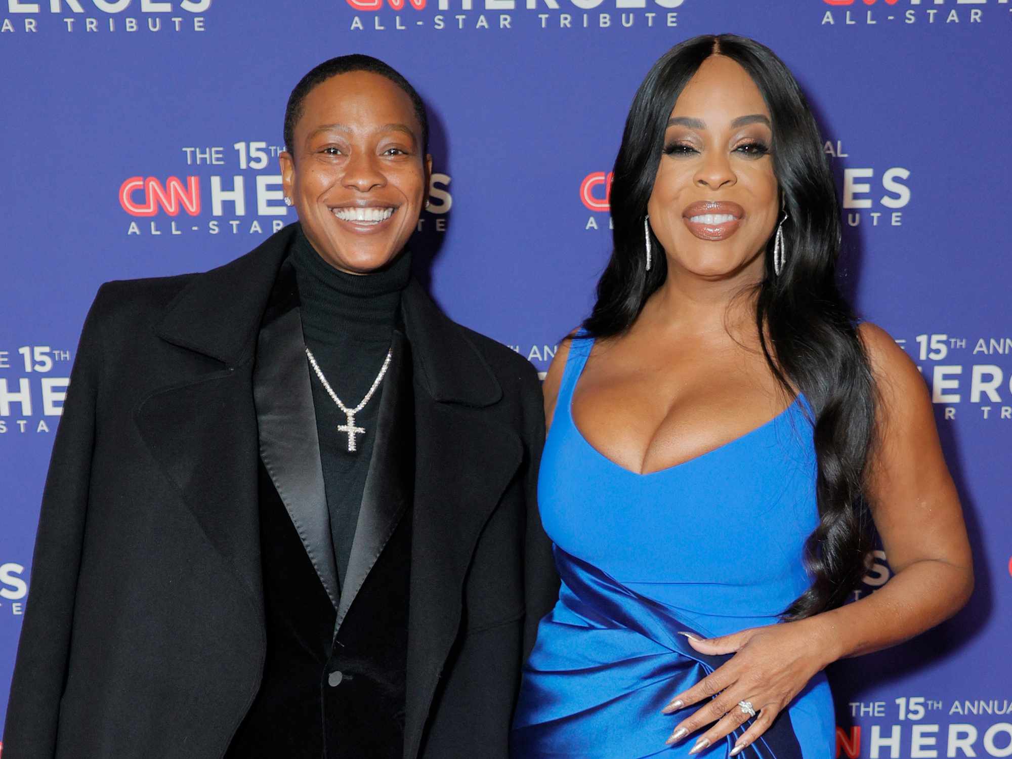 Jessica Betts and Niecy Nash attend The 15th Annual CNN Heroes: All-Star Tribute at American Museum of Natural History on December 12, 2021 in New York City