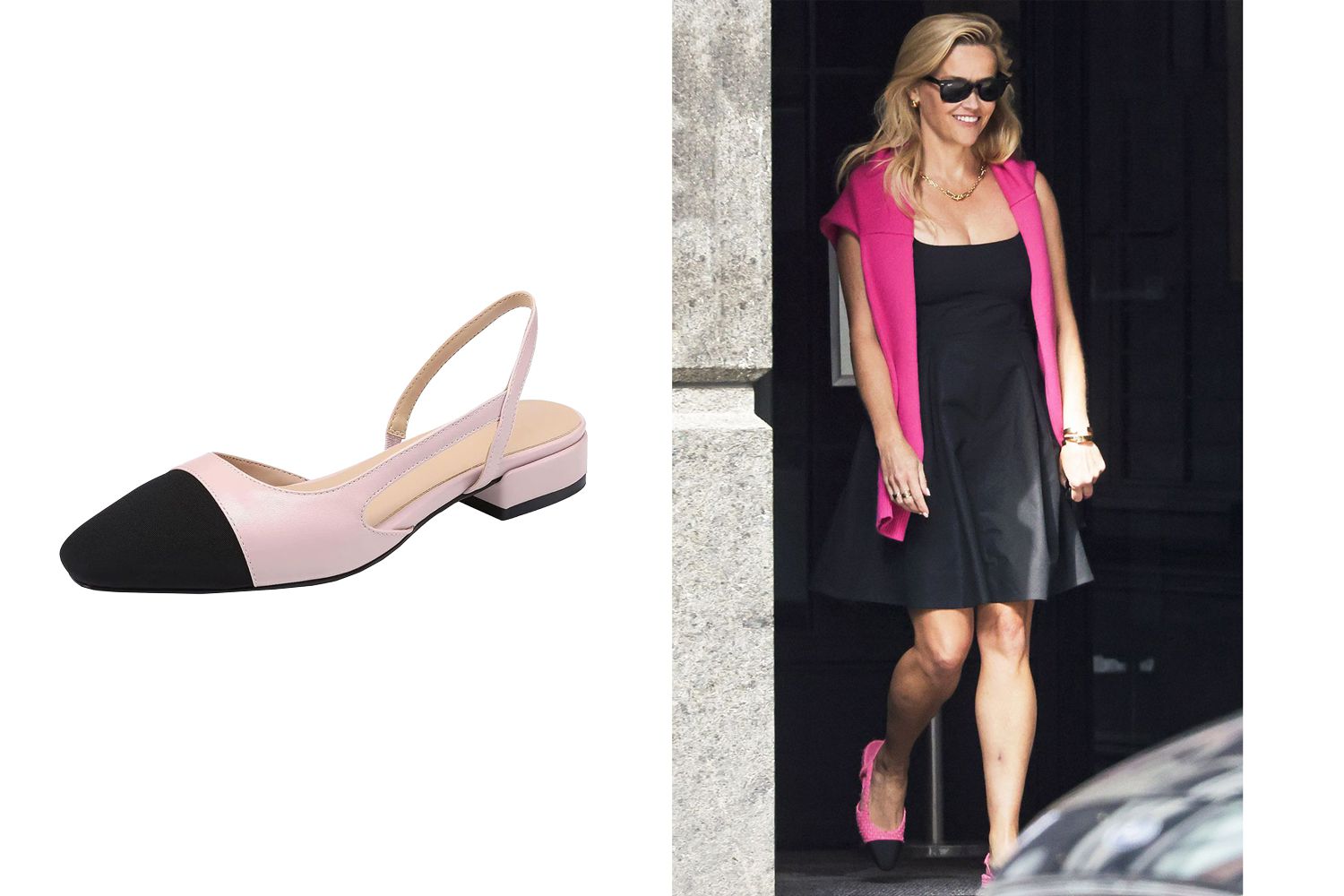 reese witherspoon featuring ballet flats