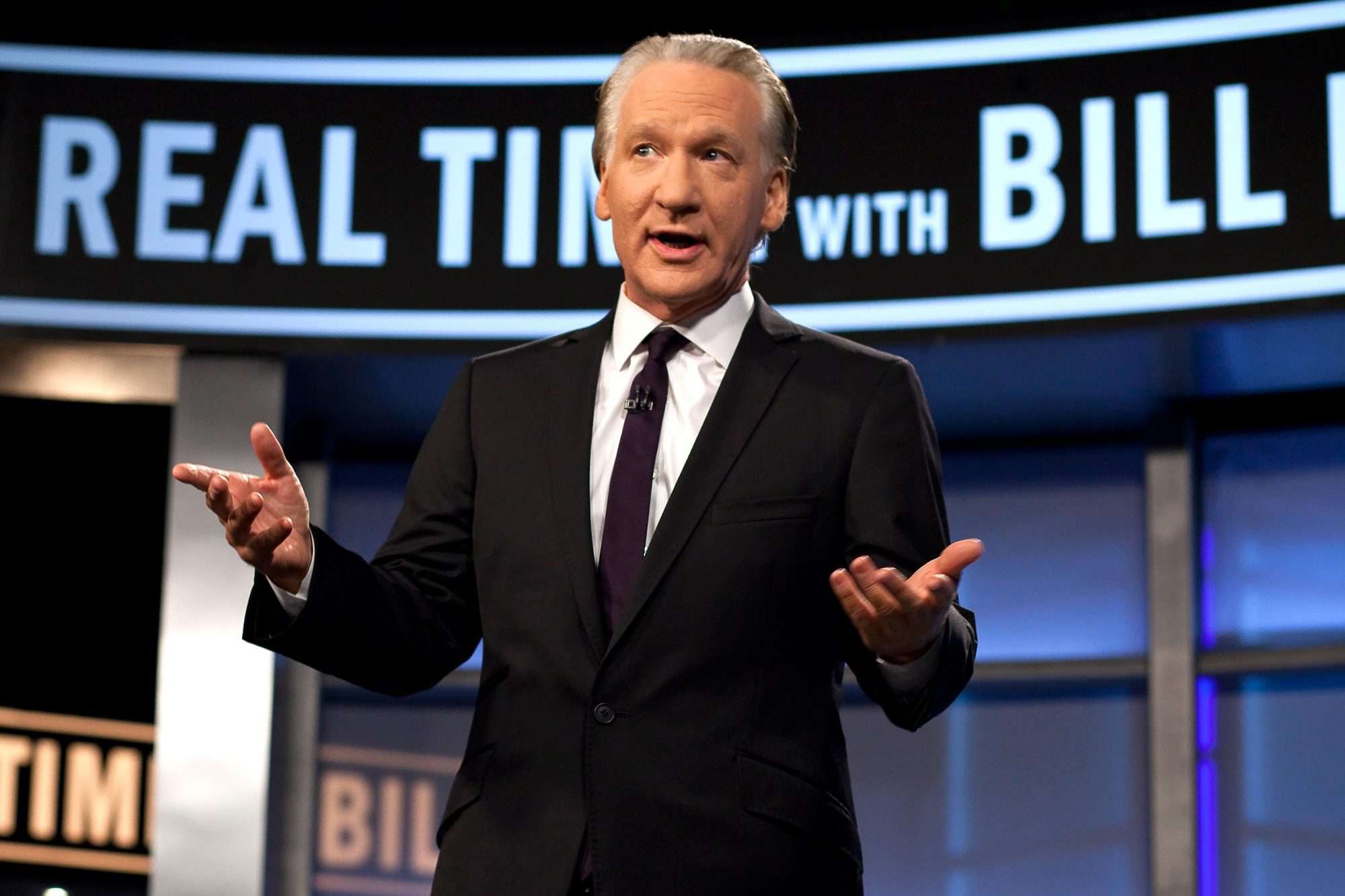 2 Seat: Bill Maher and Richard Clarke- Author, Cyber War, Fmr. Sen. White House Advisor; Left to Right: David Clay Johnson- Author, Free Lunch, Columnist, Reuters; Margaret Hoover- CNN Political Contributor, Republican Strategist, Author, American Individ