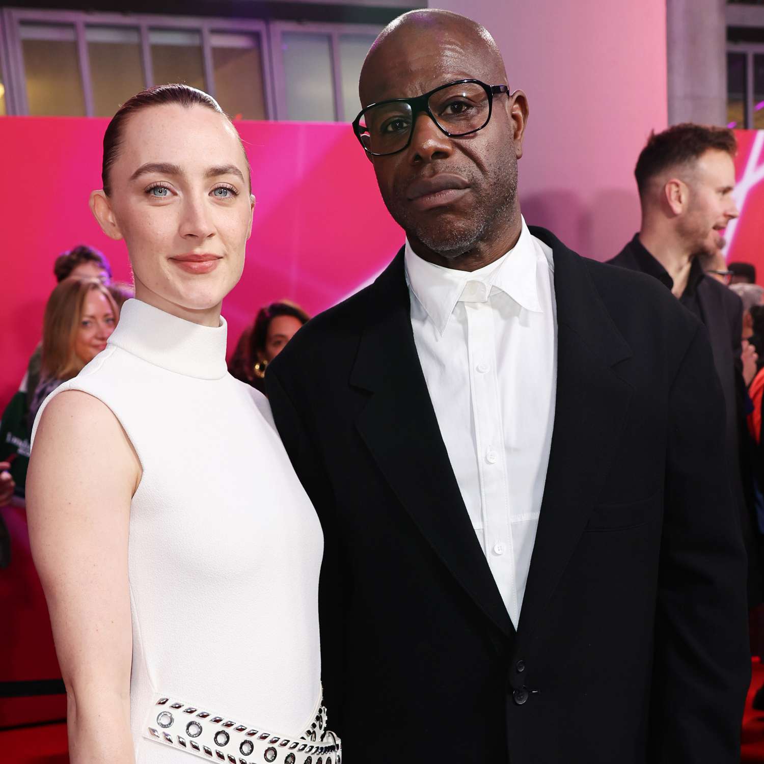 Saoirse Ronan and Sir Steve McQueen attend the 2024 BFI London Film Festival Opening Night World 