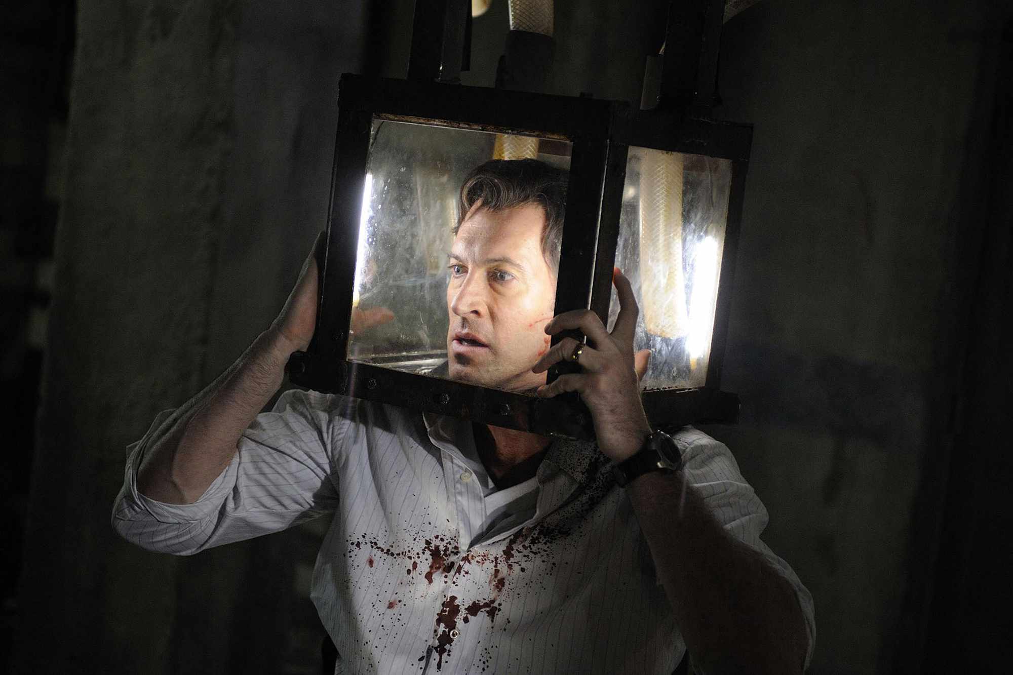 Scott Patterson in 'Saw V'.