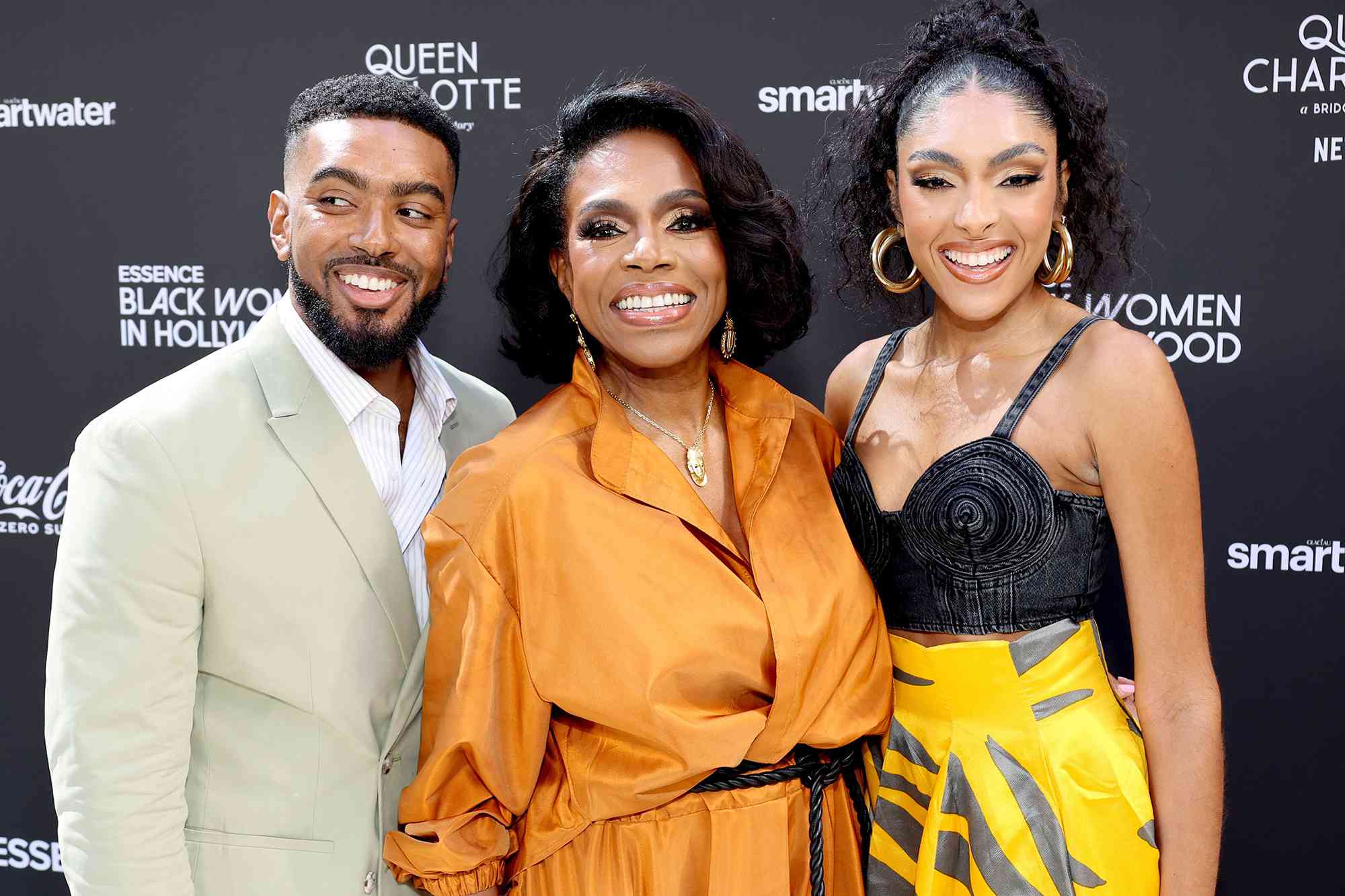 Etienne Maurice, Sheryl Lee Ralph, and Ivy Coco Maurice attend the 2023 ESSENCE Black Women In Hollywood Awards on March 09, 2023 in Los Angeles, California. 