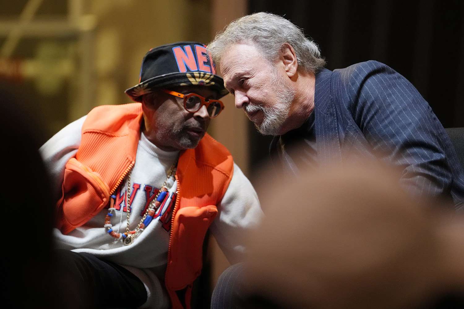 Spike Lee and Billy Crystal springfield basketball 10 13 24