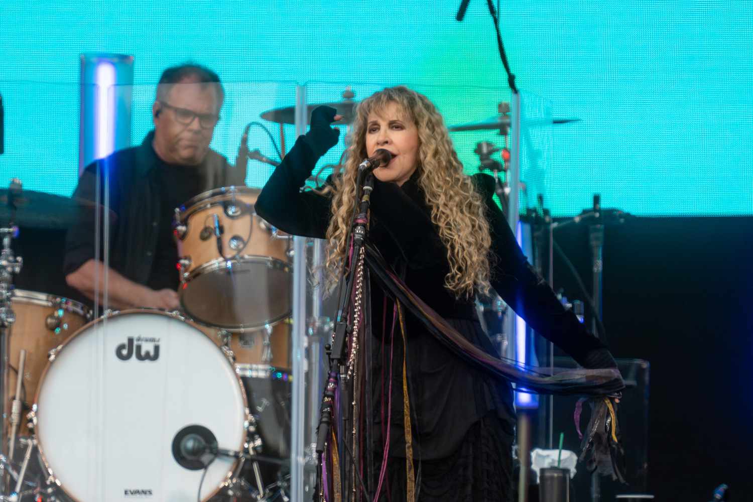  Stevie Nicks performs at BST Hyde Park at Hyde Park on July 12, 2024 in London, England