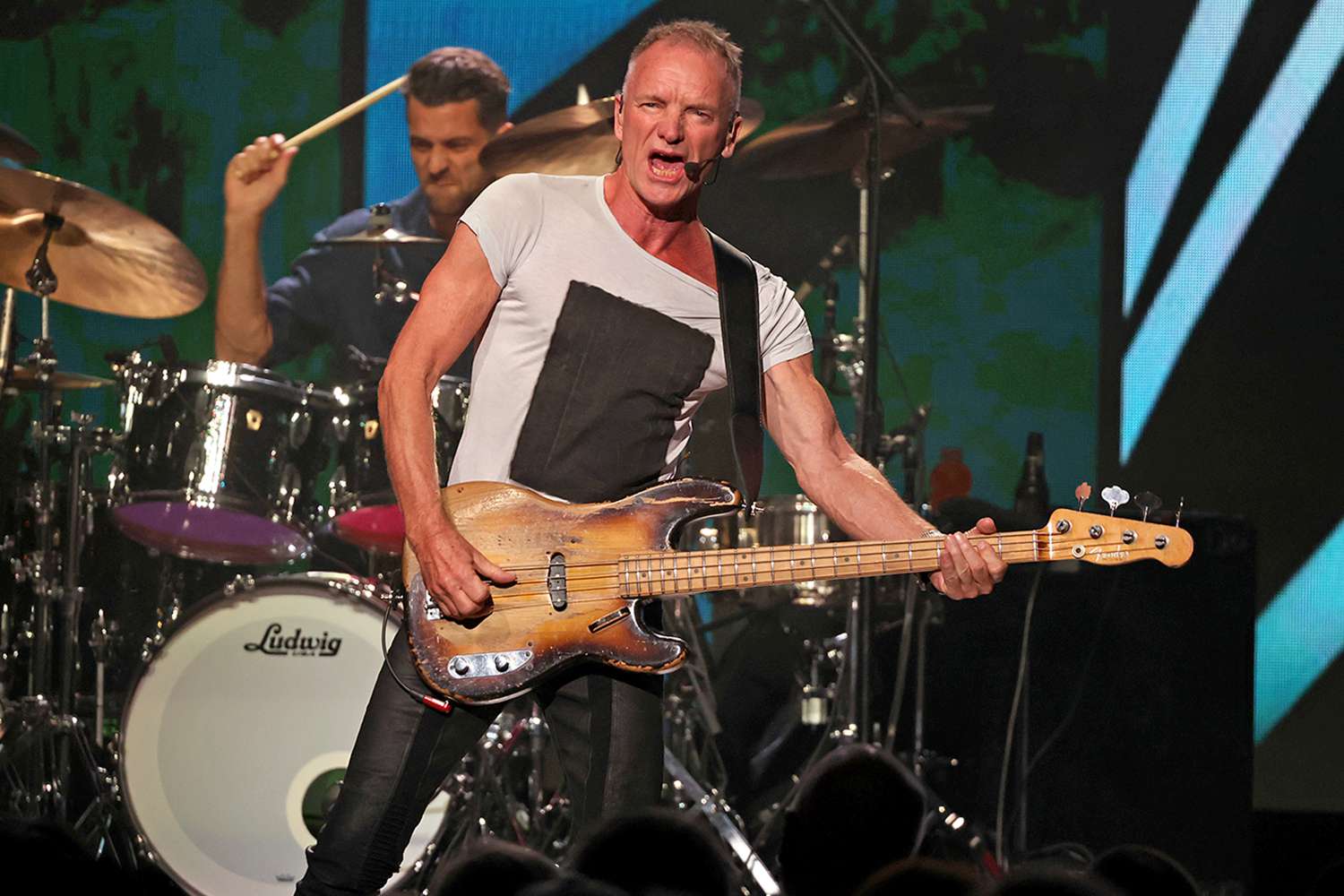 Sting performs onstage during the STING 3.0 Tour at Brooklyn Paramount