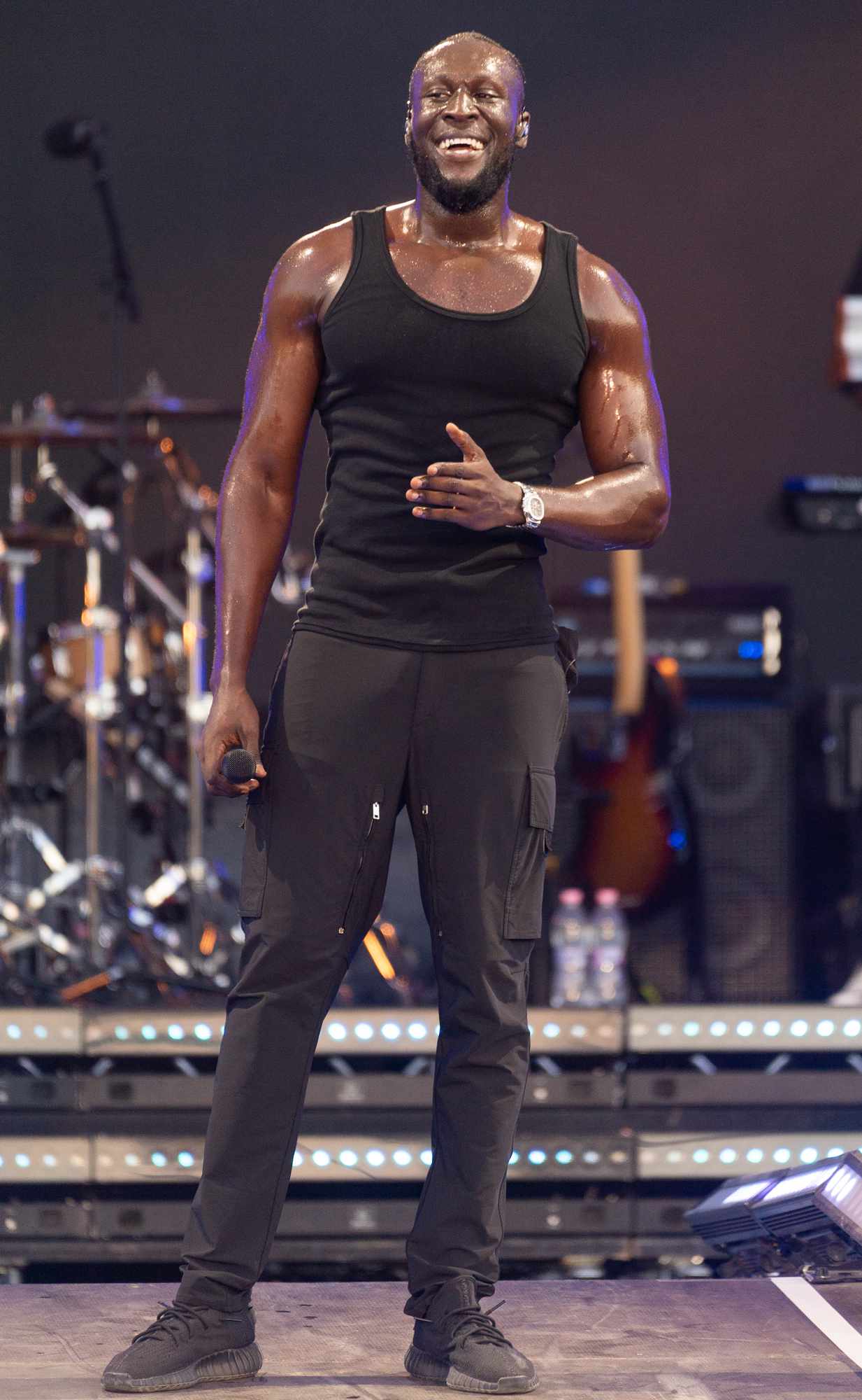 Stormzy performs at Sziget Festival 2024 at Óbuda Island on August 09, 2024 in Budapest, Hungary.