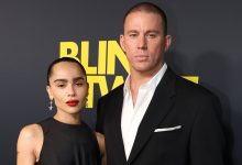 Zoe Kravitz and Channing Tatum at Amazon MGM Studios Premiere of