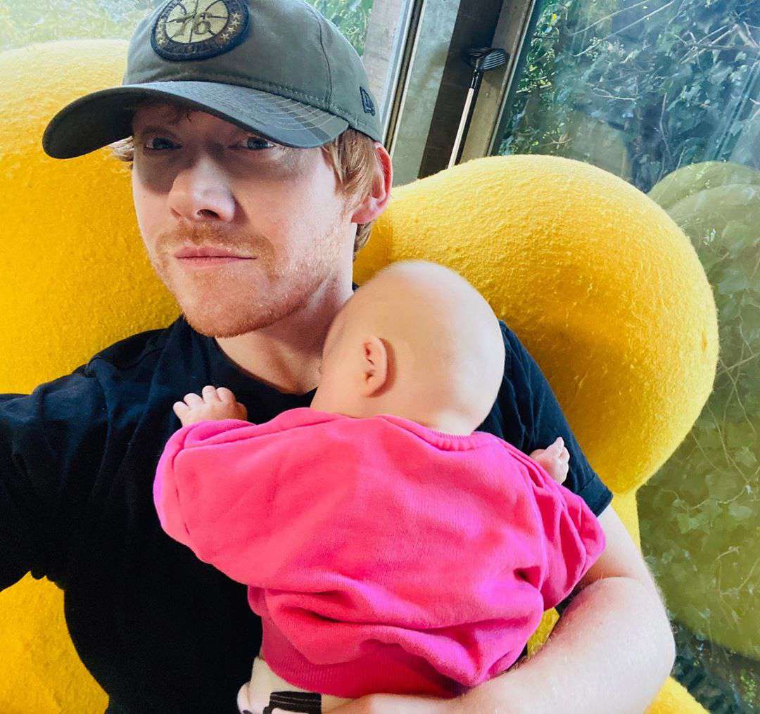 Rupert grint and baby