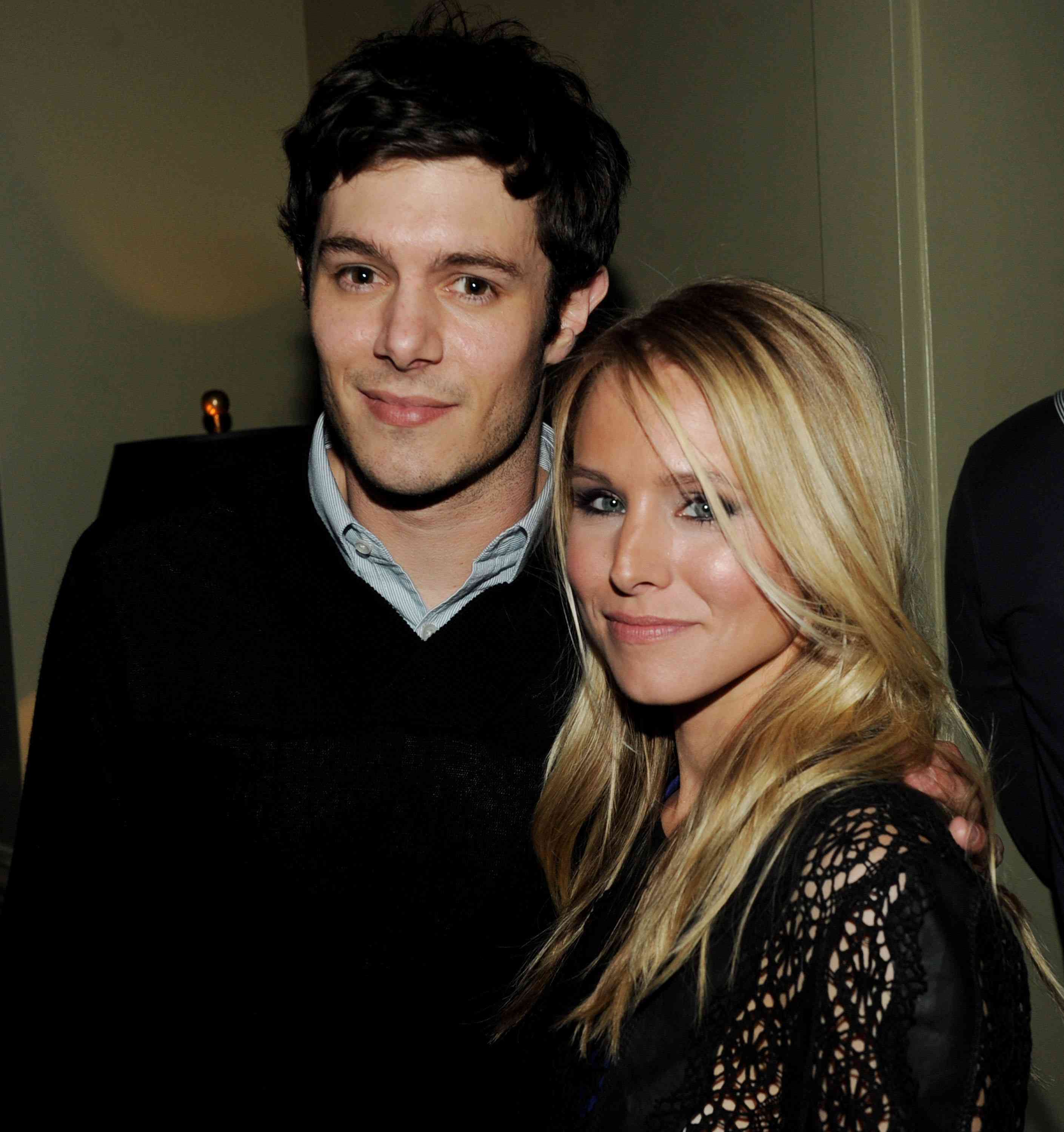 Adam Brody and Kristen Bell pose at the after party for the premiere of The Weinstein Company's "Scream 4" Presented by AXE Shower at The Redbury Hotel on April 11, 2011 in Los Angeles, California. 