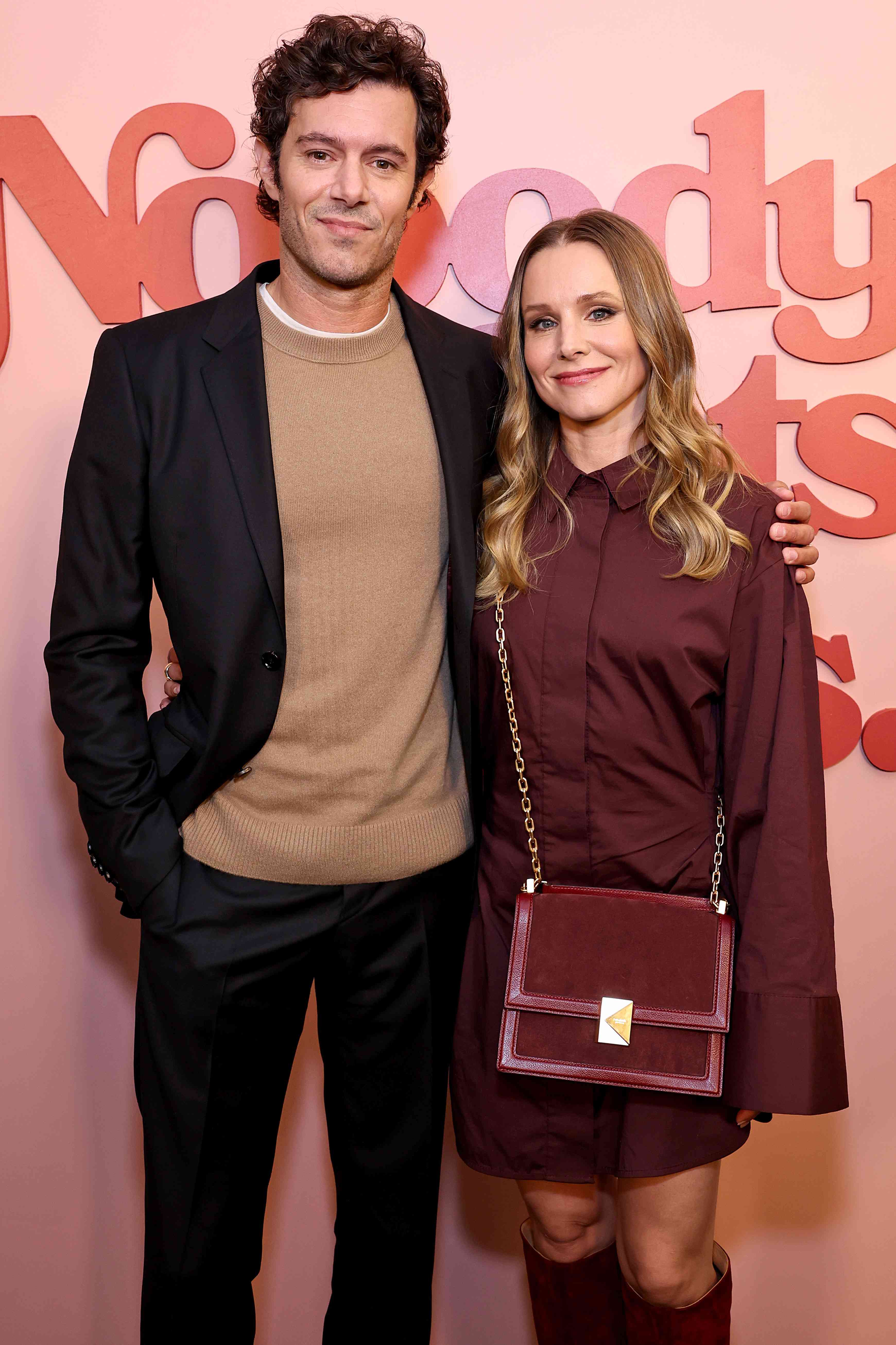  Adam Brody and Kristen Bell attend Netflix's Nobody Wants This NY Fan Screening at The Paris Theatre on September 23, 2024 in New York City.