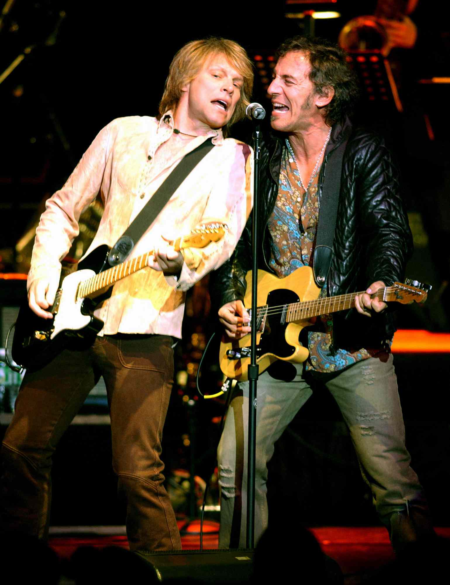 Jon Bon Jovi and Bruce Springsteen