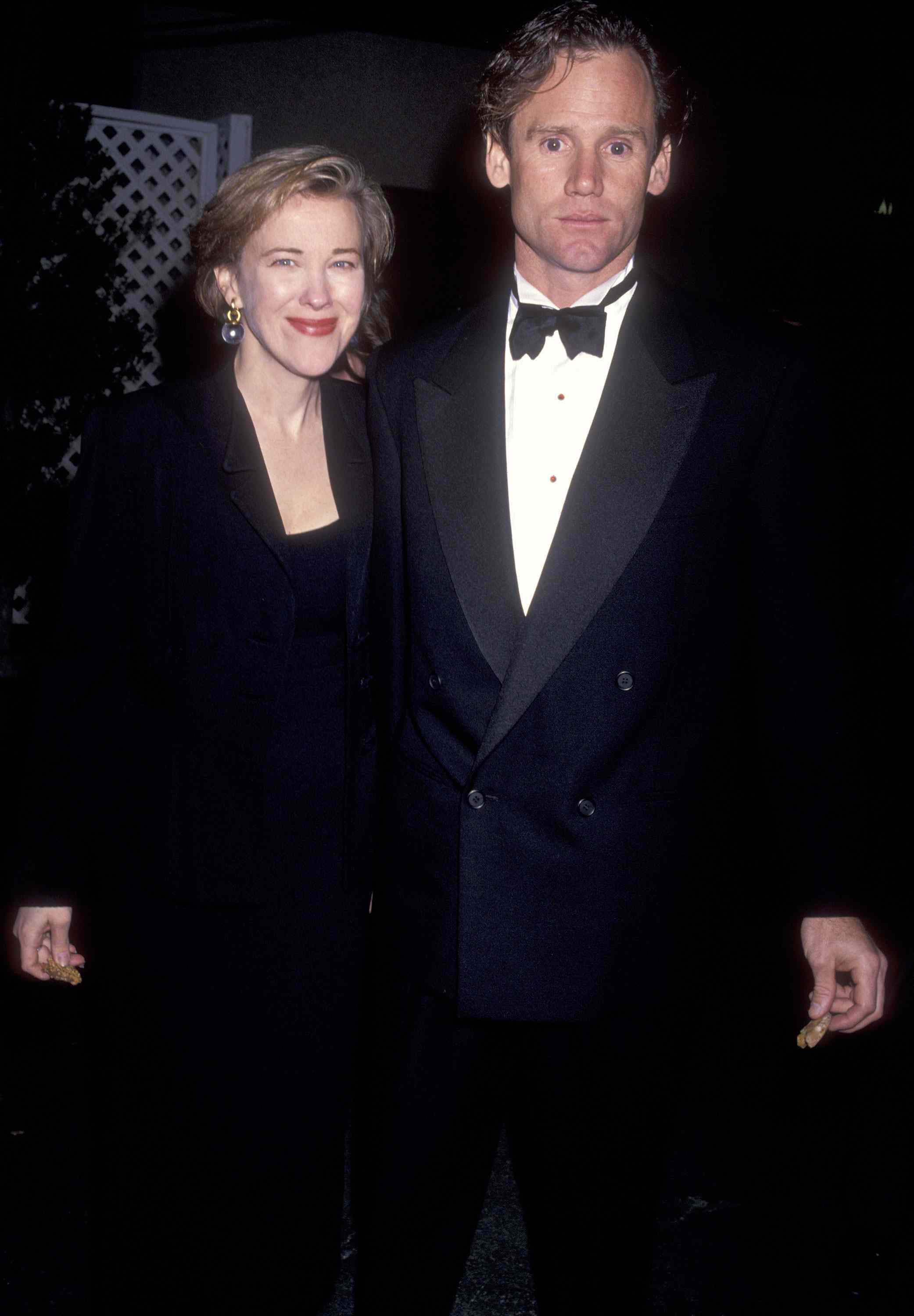 Catherine O'Hara and husband Bo Welch attends the First Annual Movie Awards on January 30, 1991 at Universal Amphitheatre in Universal City, California