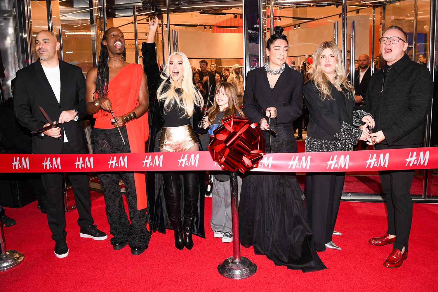 Christina Aguilera H&M Celebrates Times Square Flagship Reopening With Special Appearance by Christina Aguilera.