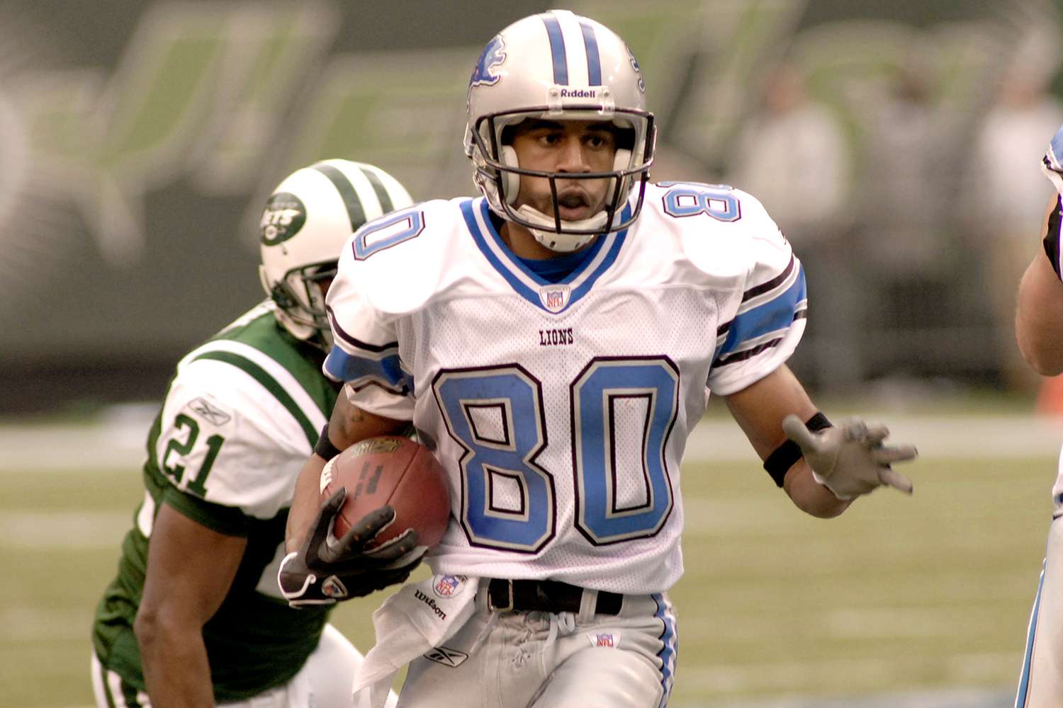 Devale Ellis playing for the Detroit Lions in 2006.