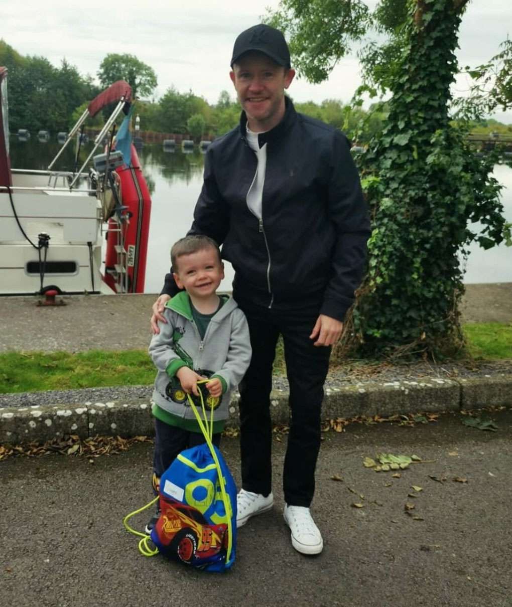 Devon Murray and kid