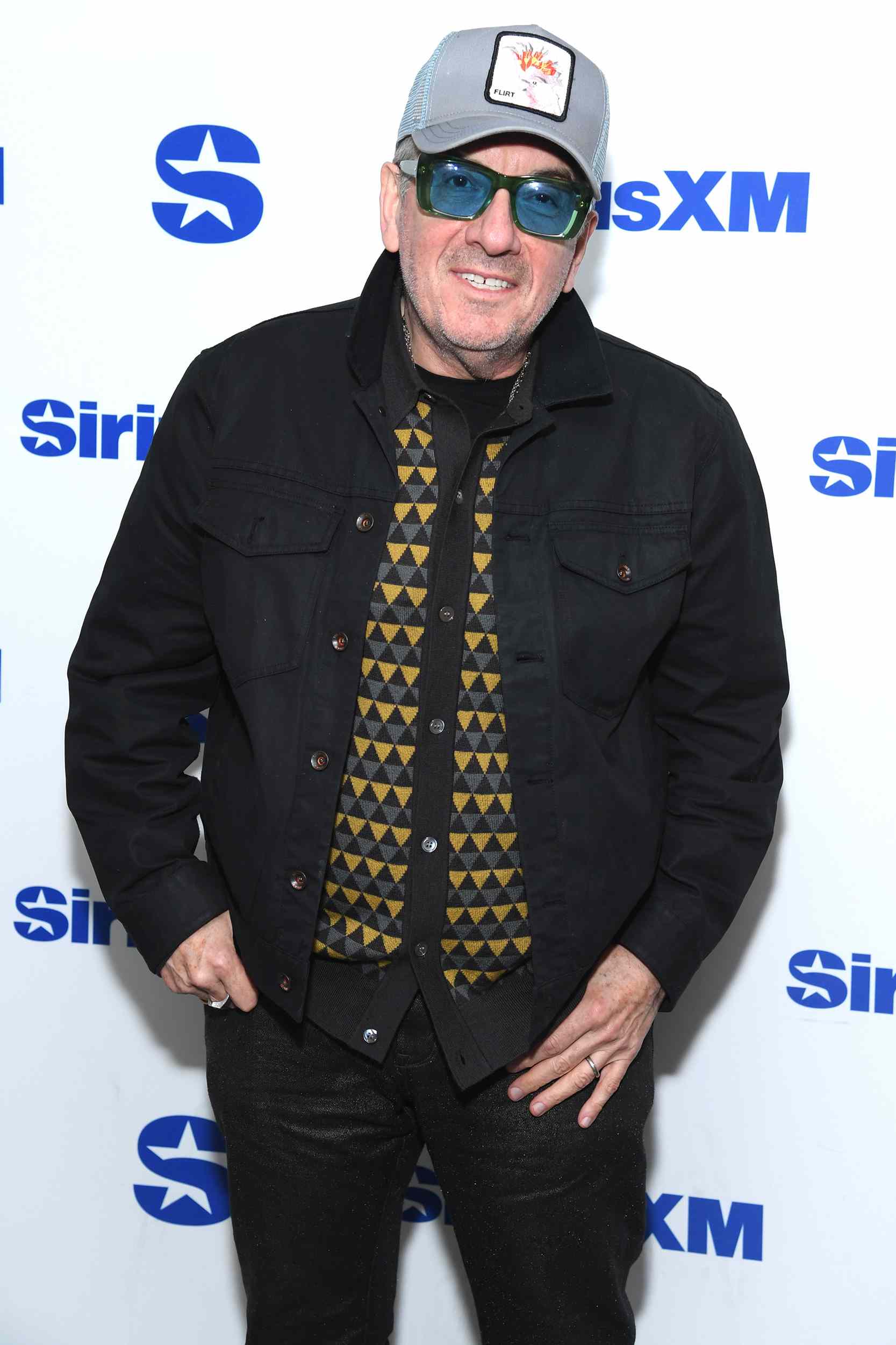 Elvis Costello visits SiriusXM at SiriusXM Studios.