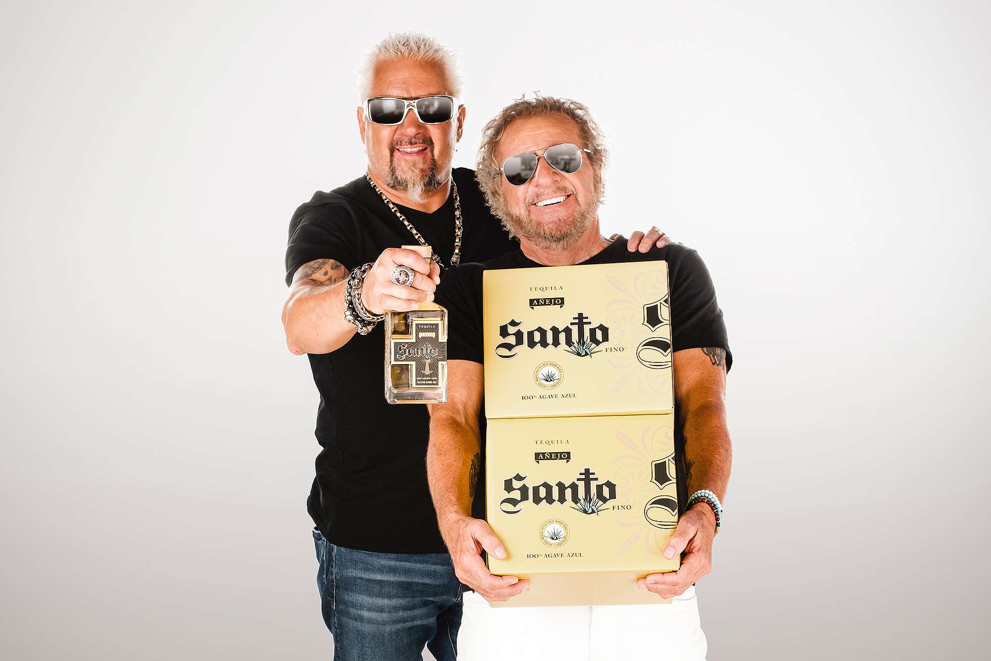 Guy Fieri and Sammy Hagar's Santo Tequila Trucks Hijacked in 'Double Heist.' Now $1M Worth of Tequila Is Missing (Exclusive)