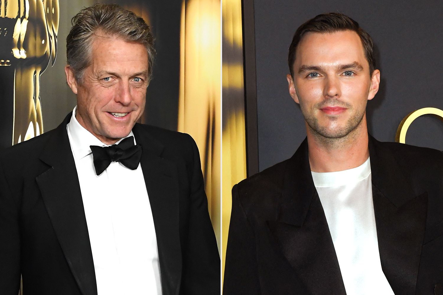 Hugh Grant and Nicholas Hoult arrive at the 2024 Governors Awards 