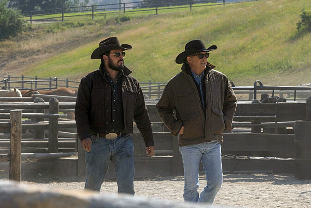 Yellowstone stills with Kevin Costner Paramount +