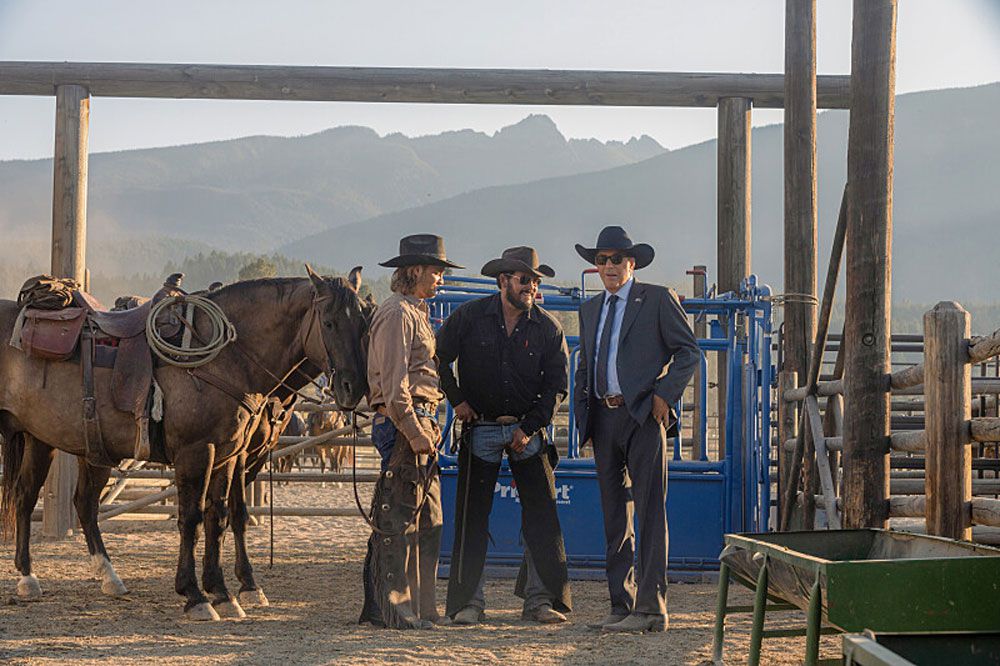 Yellowstone stills with Kevin Costner Paramount +