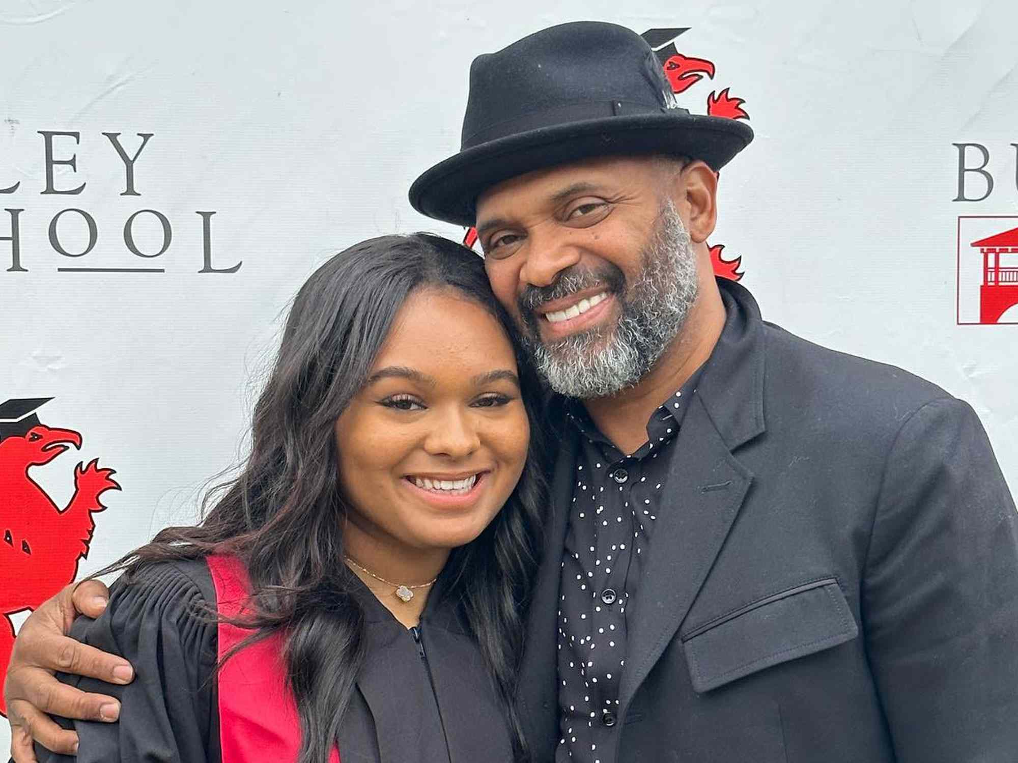 Mike Epps with his daughter, Moriah Epps.