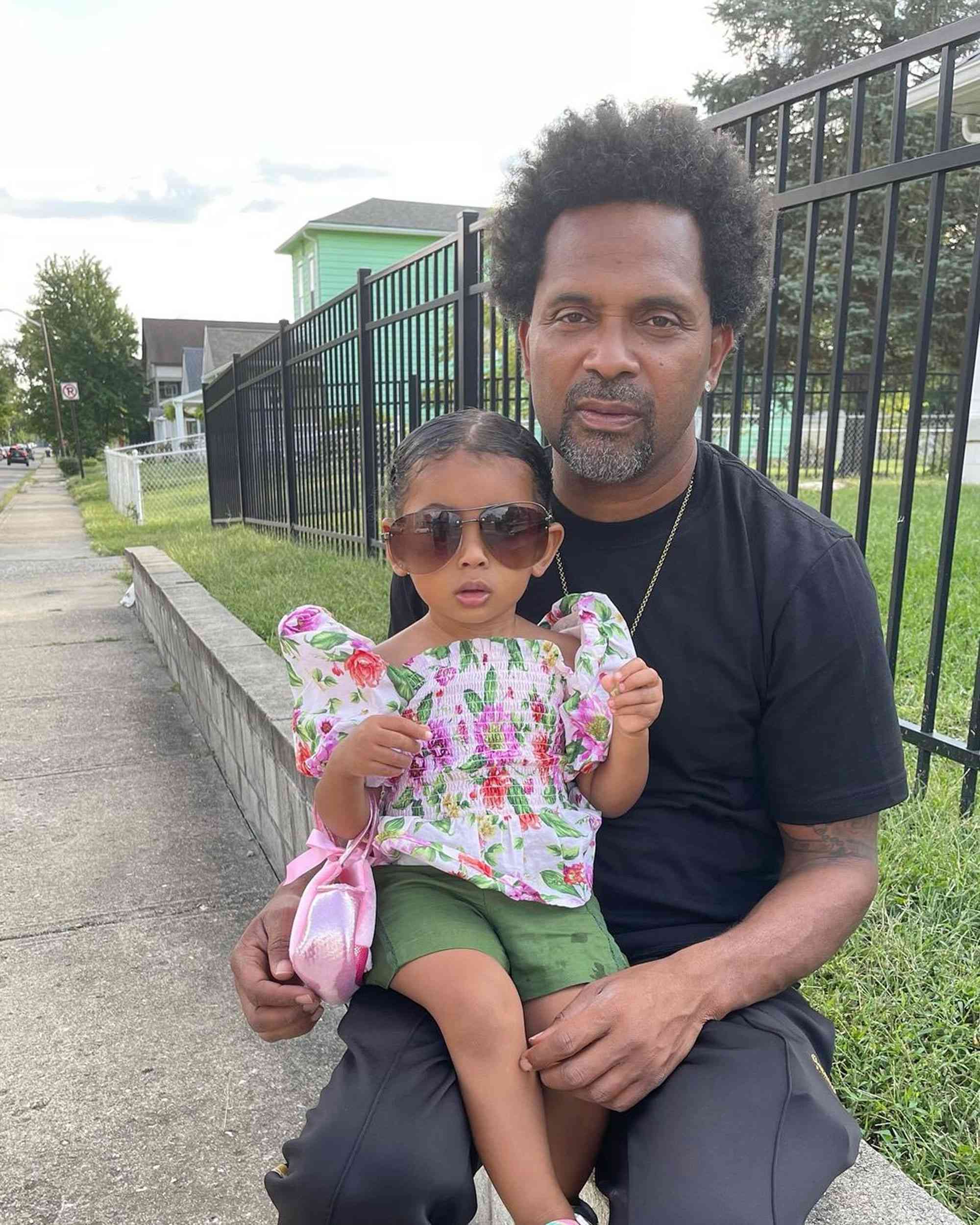 Mike Epps with his daughter, Indiana Epps.