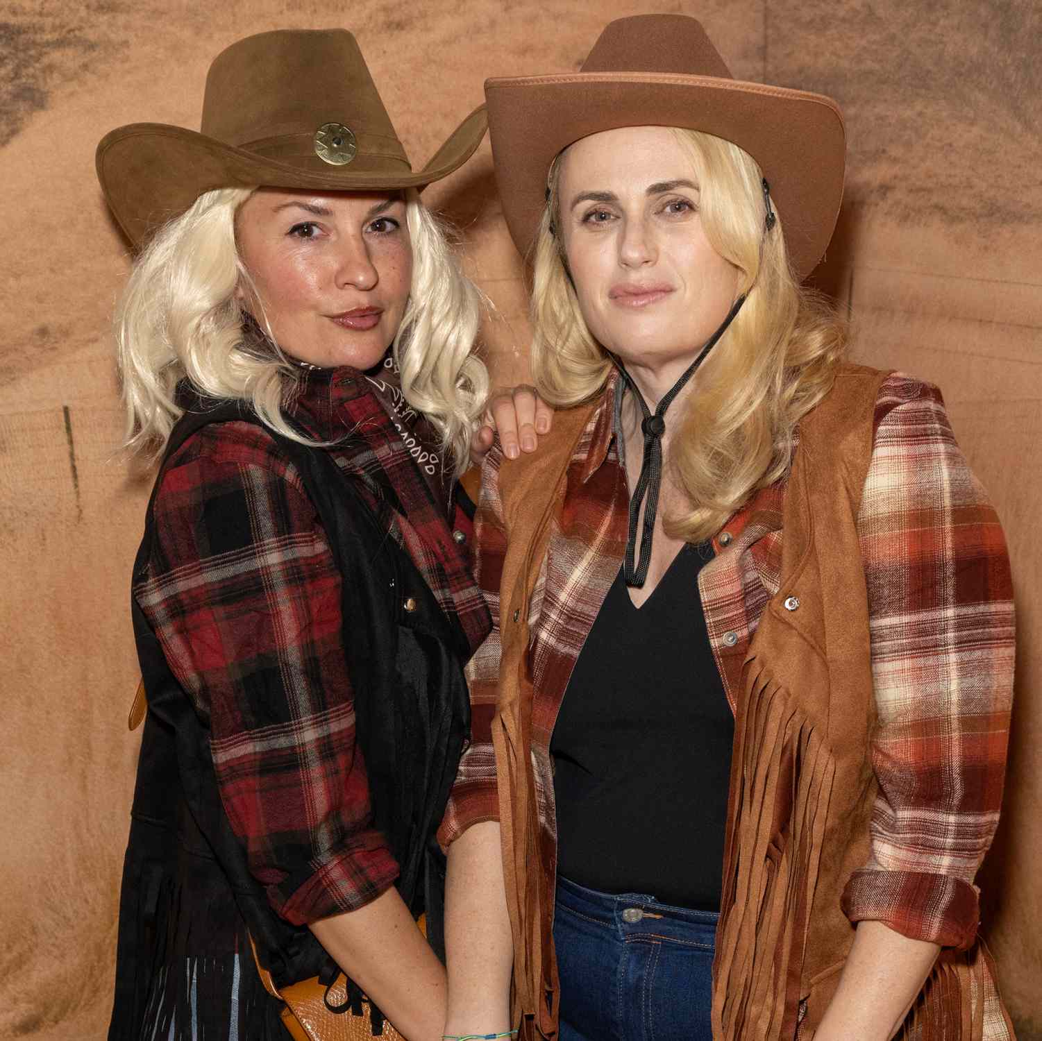 Ramona Agruma and Rebel Wilson attend the Vas J. Morgan And Michael Braun's 2024 Halloween Party 