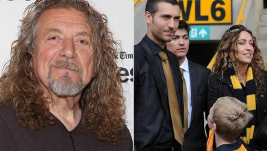 Musician Robert Plant attends