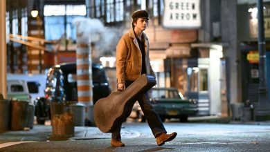 PATERSON, NJ - APRIL 09: Timothee Chalamet is seen on the set of