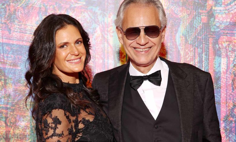 Veronica Berti and Andrea Bocelli attend the