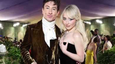 Barry Keoghan and Sabrina Carpenter attend The 2024 Met Gala Celebrating