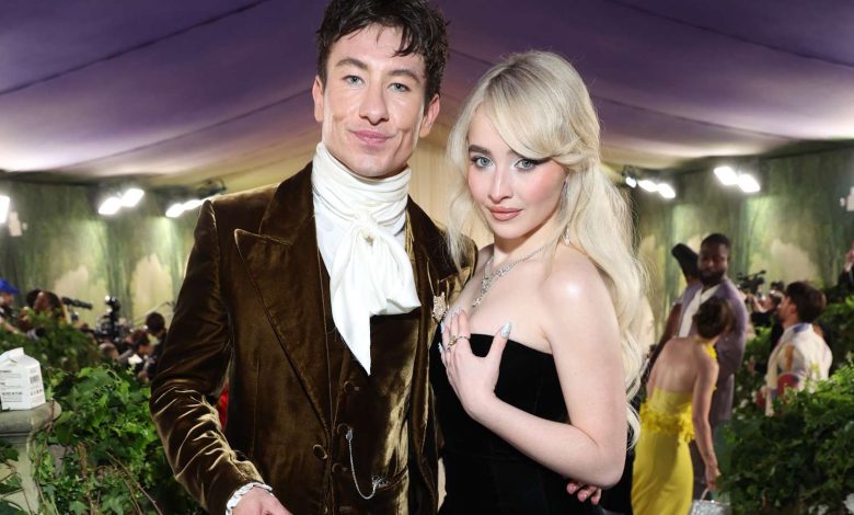 Barry Keoghan and Sabrina Carpenter attend The 2024 Met Gala Celebrating