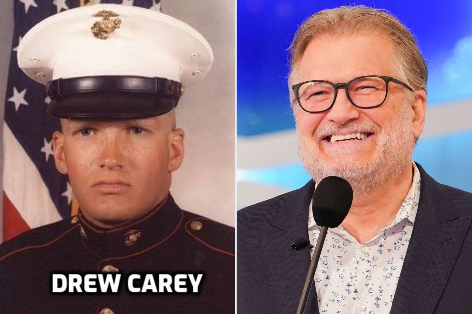 Military celebs Drew Carey