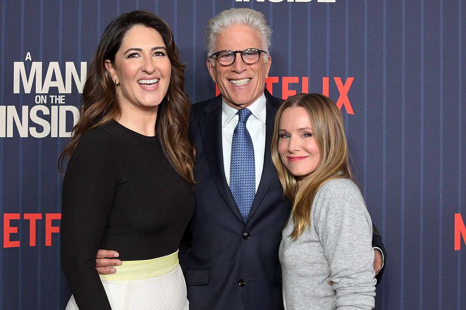 D'Arcy Carden, Ted Danson, and Kristen Bell los angeles 10 11 24