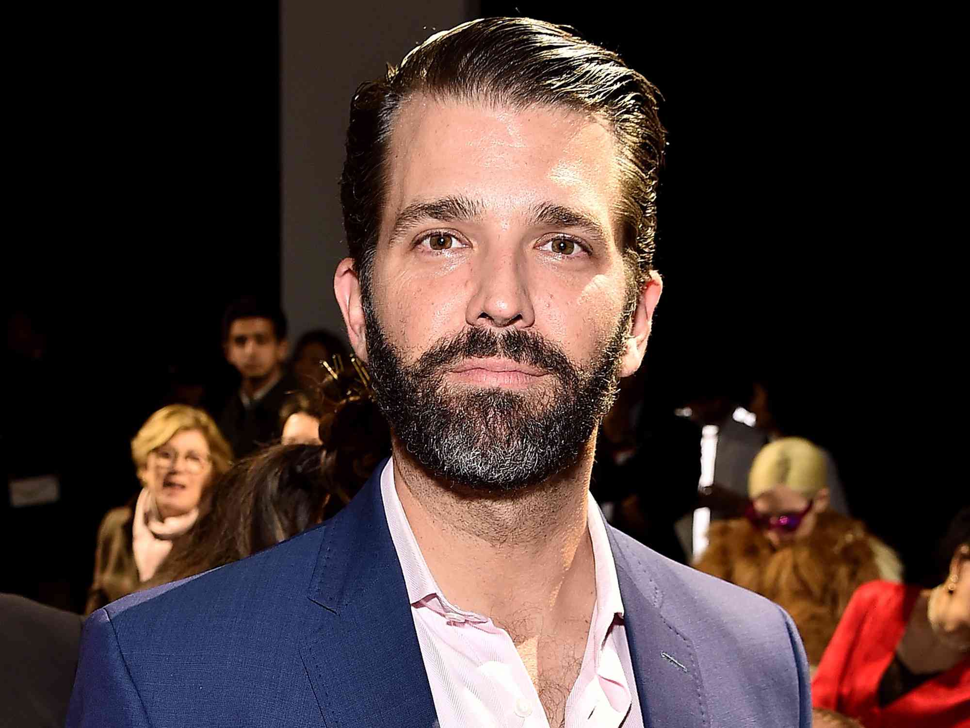 Donald Trump Jr. attends the Zang Toi front row during New York Fashion Week: The Shows at Gallery II