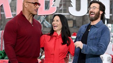 Chris Evans, Lucy Liu and Dwayne Johnson Share a Laugh at a Photo Call in London, Plus Ryan Reynolds, Zac Efron and More