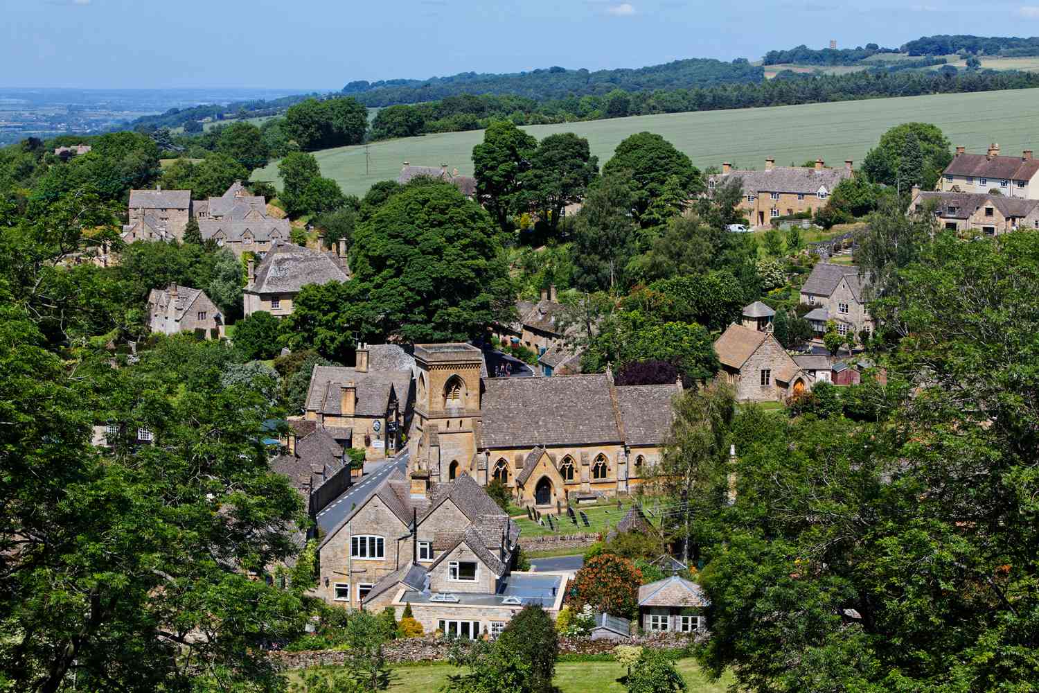 The Cotswolds are sometimes called the "Heart of England"