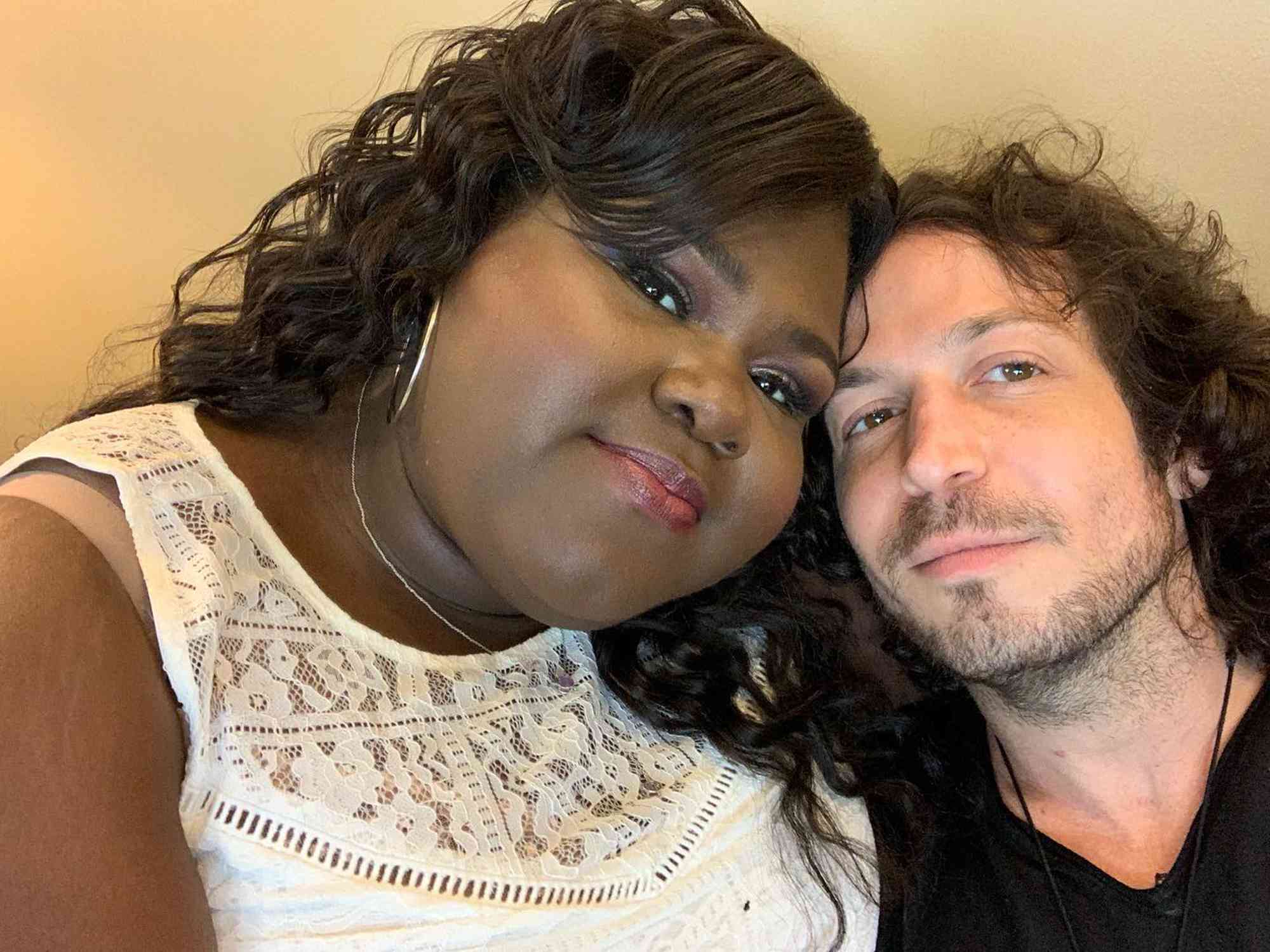 Gabourey Sidibe and Brandon Frankel